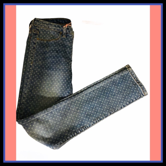 NWT BLANKNYC GIRLS POLKA DOT SKINNY JEANS SZ 14 - Picture 6 of 11